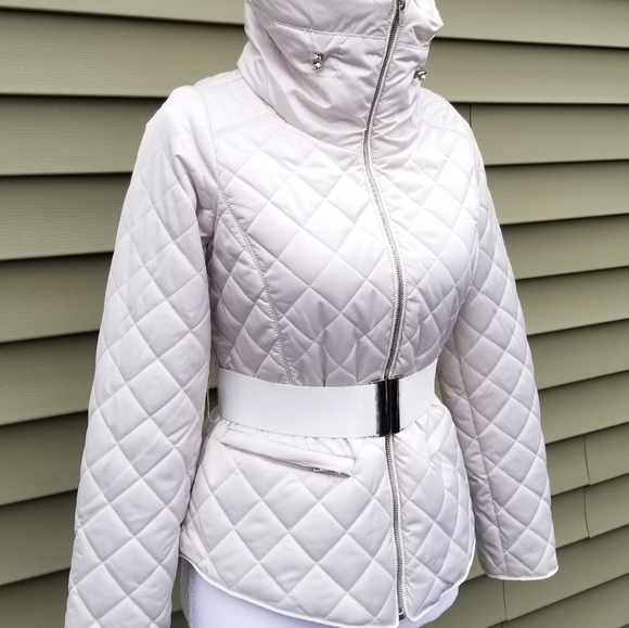 Satin Quilted Puffer Jacket - Picture 3 of 12